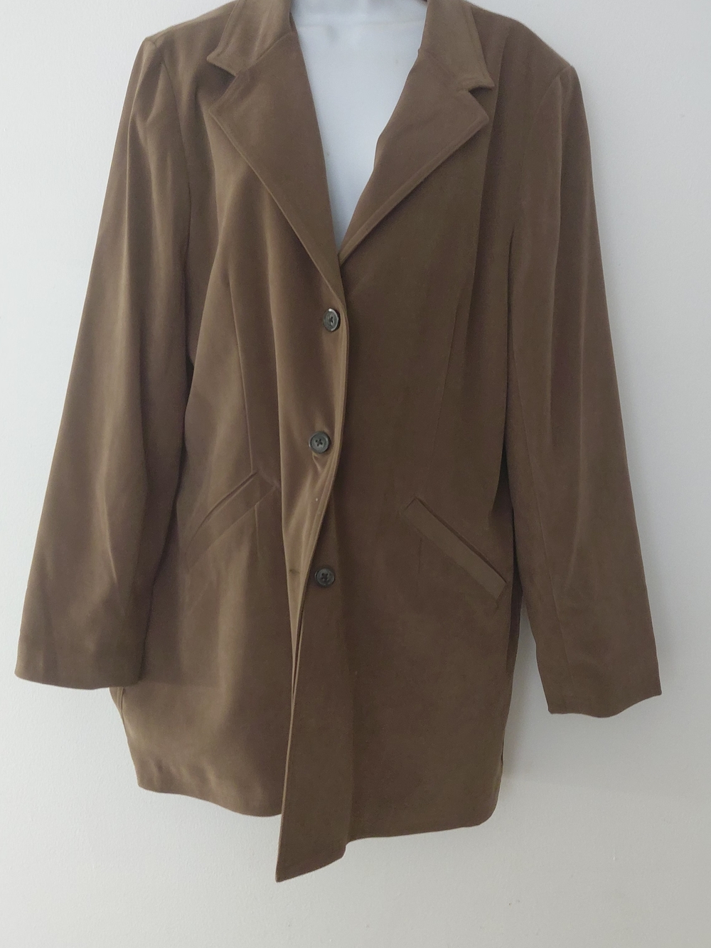 Women’s Brown Tailored Single-Breasted Blazer
